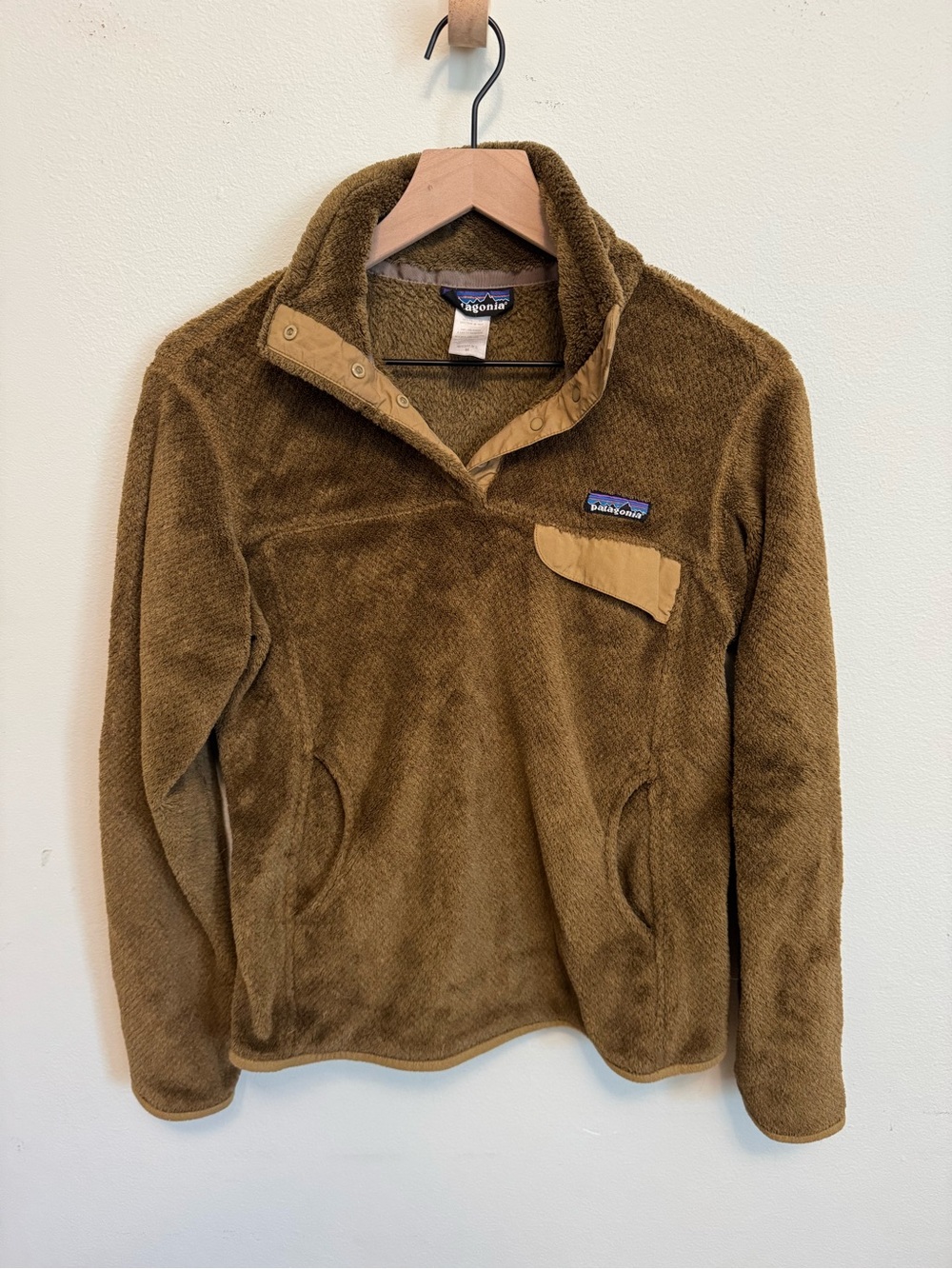 Patagonia Brown Zip-Up Fleece Pullover